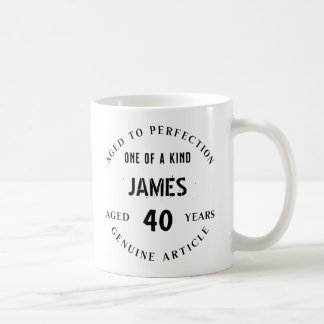 De Café Taza personalizada para el 40 cumpleaños - Envejec