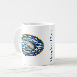 De Café Taza personalizada para hombres y mujeres Mateo 4: