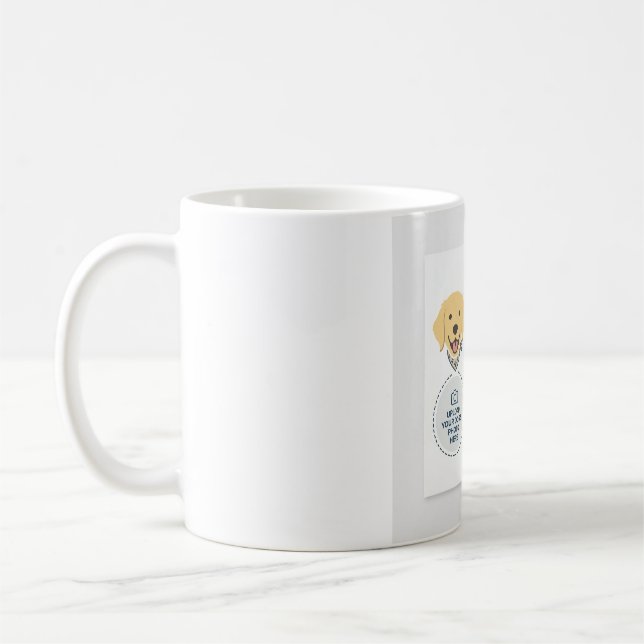De Café Taza personalizada para mascotas con foto - Mi per (Izquierda)