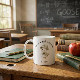 De Café Taza Personalizada para Profesores 'El Ganso está