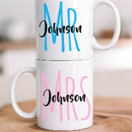 De Café Taza Personalizada Regalo para Ella y Él Sr. y Sra