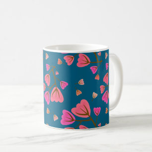 De Café Taza Pétalos Sonrojados