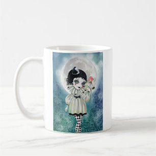 De Café Taza Pierrette Bajo la Luna Helada