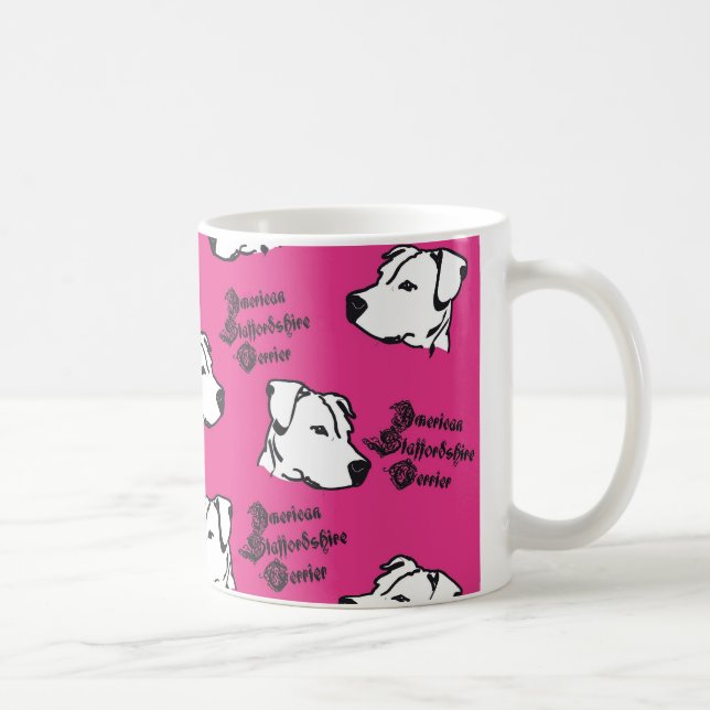 De Café Taza “pink Staffi " (Derecha)