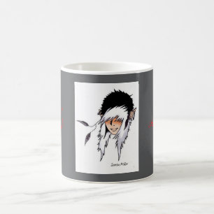 De Café Taza Plumas en el Viento