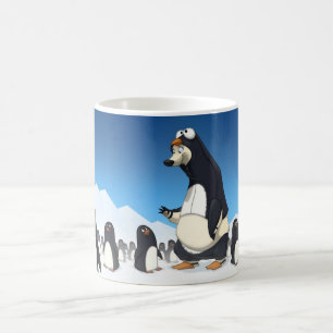 De Café Taza polar del pingüino