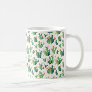 De Café Taza preciosa suculenta linda del cactus