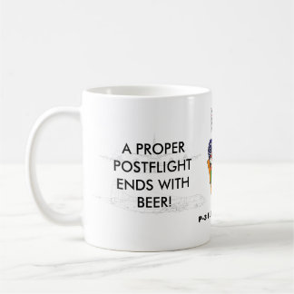 De Café Taza prevuela/posvuela del FE P-3
