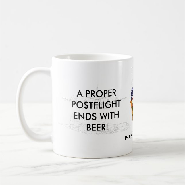 De Café Taza prevuela/posvuela del FE P-3 (Izquierda)