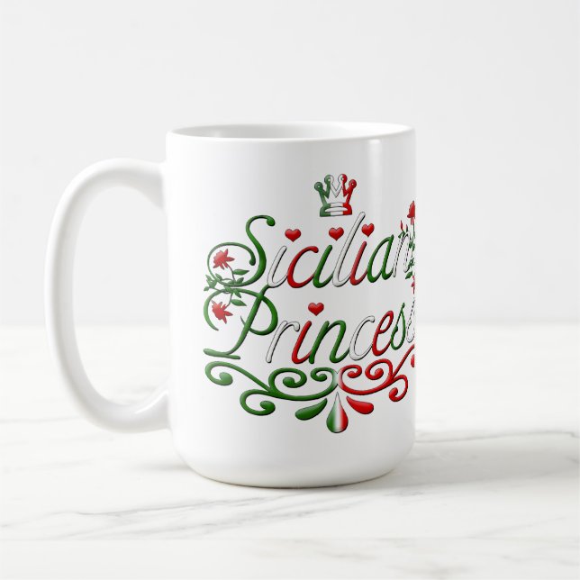 De Café Taza Princesa Siciliana (Izquierda)