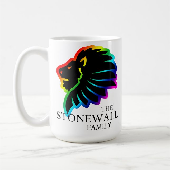 De Café Taza principal del león (Izquierda)