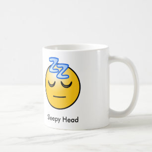 De Café Taza principal soñolienta del Emoticon