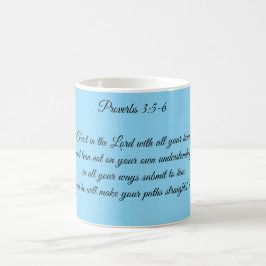 De Café Taza Proverbios 3:5-6