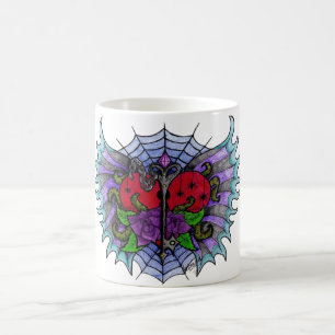 De Café Taza Psyko-Daizie Corazón Alado