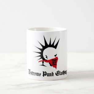De Café Taza punky extrema del logotipo