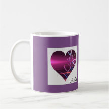 Taza Purple Heart del personalizar