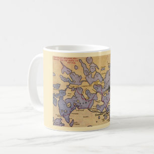 De Café Taza púrpura y dorada del lago Minnetonka