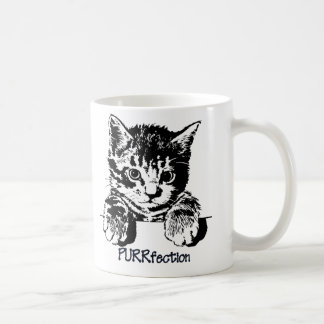 De Café Taza Purrfection del gato