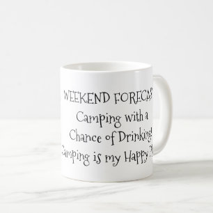 De Café Taza que acampa