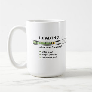 De Café Taza ¿Qué Estaba Diciendo? Divertido Midlife