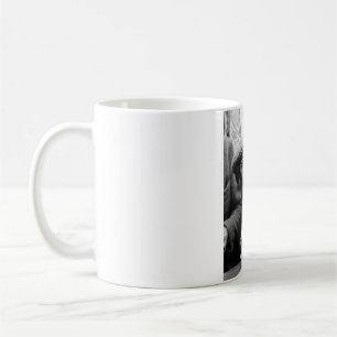 De Café Taza que fuma del perro