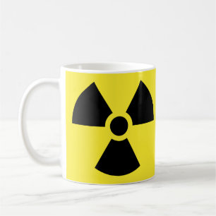 De Café Taza radiactiva del símbolo