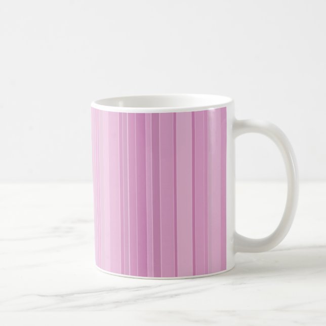 De Café Taza rayada púrpura (Derecha)