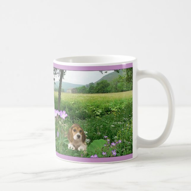De Café Taza real del prado del beagle (Derecha)