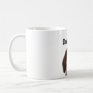 De Café Taza Realista Dachshund envoltura completa 11oz