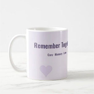 De Café Taza Recordar Juntos   Corazón Morado Suave Mundo 