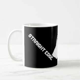 De Café Taza recta del borde