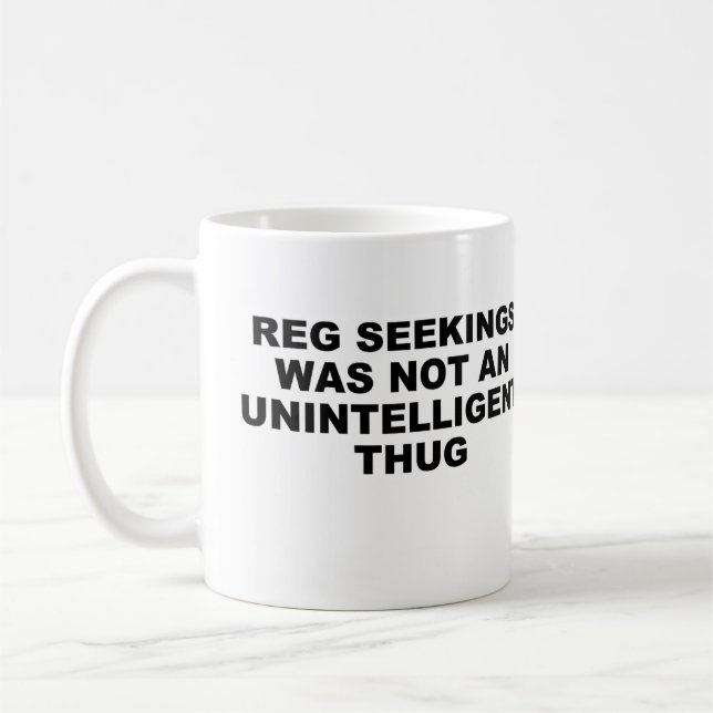 De Café Taza Reg Seekings Mug (Izquierda)
