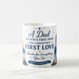 De Café Taza Regalo del Día del Padre Feliz