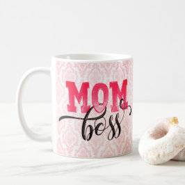 De Café Taza Regalos para Mamá Jefa - Arabesco Rosa MOM BO