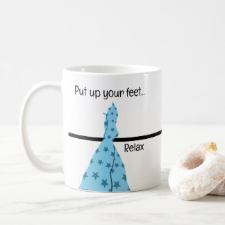 De Café Taza Relajante Pon Tus Pies Arriba