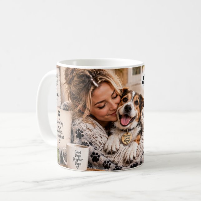 De Café Taza Rescue Adopt Love Repeat (Anverso izquierdo)