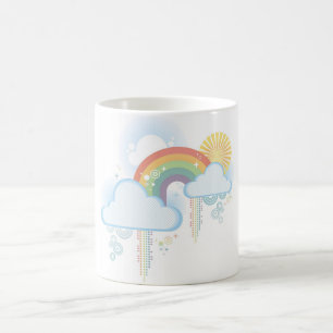 De Café Taza retra del arco iris