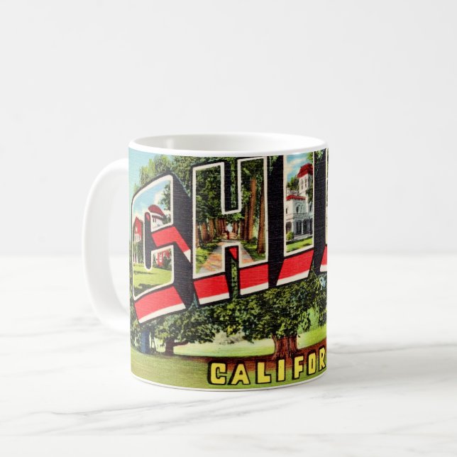 De Café Taza Retro Chico California (Anverso izquierdo)