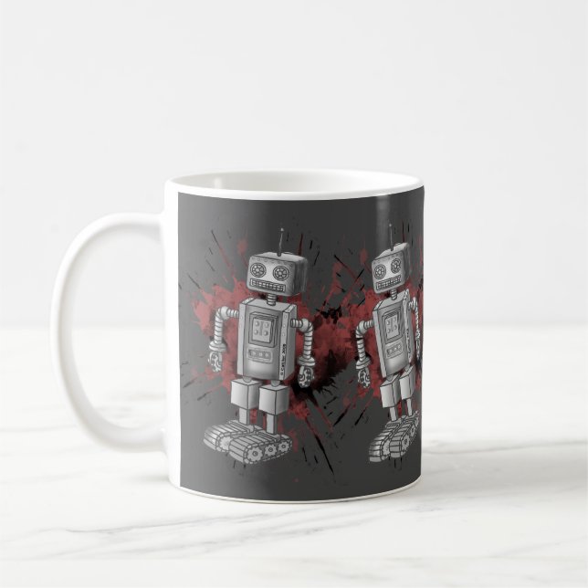 De Café Taza Robot Seven (Izquierda)