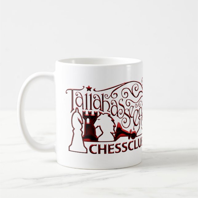 De Café Taza roja del cromo (Izquierda)