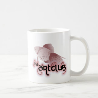 De Café Taza roja del Goldfish