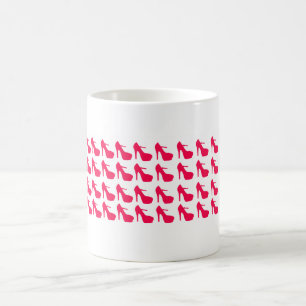 De Café Taza roja del zapato