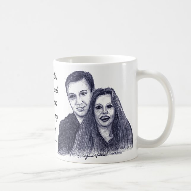 De Café Taza romántica (Derecha)