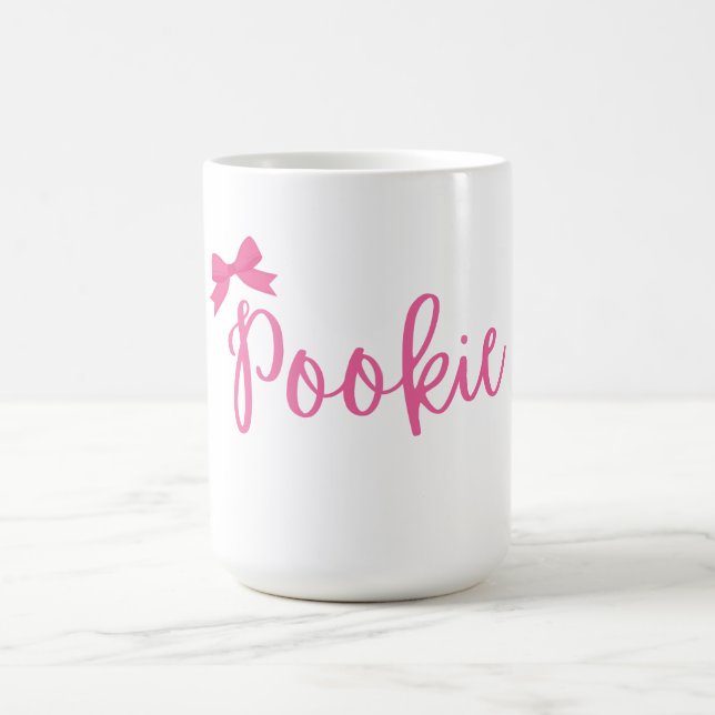 De Café Taza rosa linda "Pookie" (Centro)