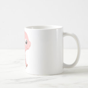 De Café Taza rosada linda del cerdo