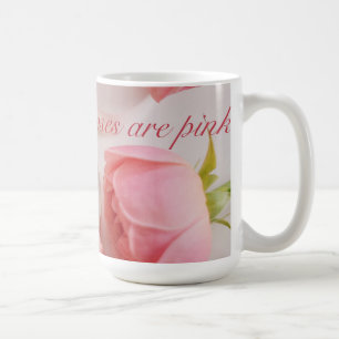 De Café Taza Rosas son Rosadas