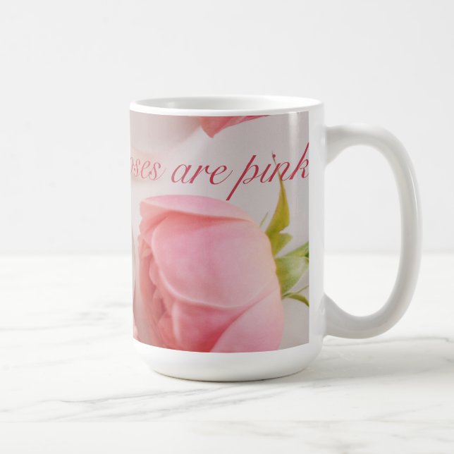 De Café Taza Rosas son Rosadas (Derecha)