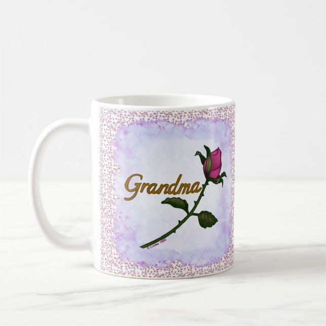 De Café Taza Rosebud Abuela (Izquierda)