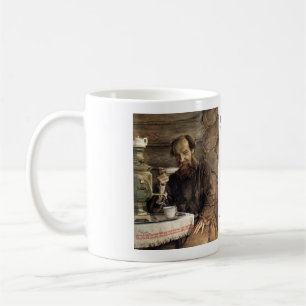 De Café Taza rusa "Mouzhik " del té