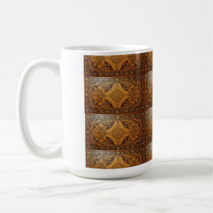 De Café Taza Rústica Acolchada